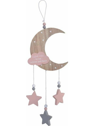 Διακοσμητικό για το Παιδικό Δωμάτιο To The Moon and Back Cangaroo Pink