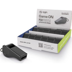 Σφυρίχτρα με στραγάλι Amila Pea Whistle Game On (Μαύρο) 44065