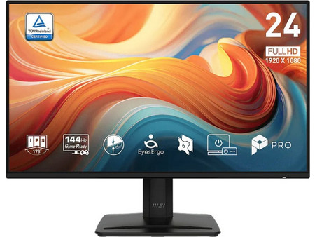 MSI PRO MP243 E14 IPS HDR Monitor 23.8" 1920x1080 FHD 144Hz 4ms