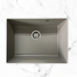 Duralit KZ060U Υποκαθήμενος Νεροχύτης Γρανίτη Ματ 450 Concrete 60x50cm