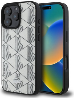 Lacoste Mono Farine Θήκη για iPhone 16 Pro Max MagSafe (LCHMP16XPBSH)