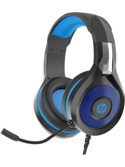 HP DHE-8010 Gaming Headset Over Ear Black Blue