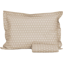 Anna Riska Mix & Match 82 Βρεφικό Σεντόνι Κούνιας Βαμβακερό 120x165 Beige
