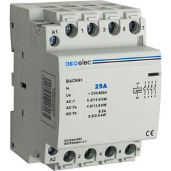 CONTACTOR 25A 4NO 230V 3M -DY02130012