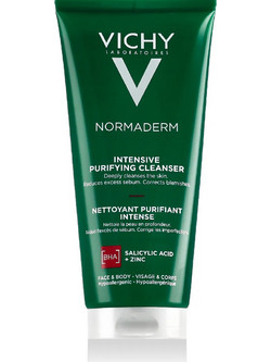 Vichy Normaderm Phytosolution Intense Gel Καθαρισμού Προσώπου για Ακμή 200ml