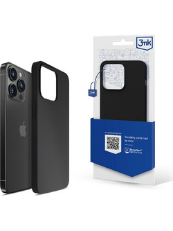 3mk Silicone Series Back Cover Black (iPhone 13 Pro Max)