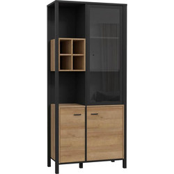 ΒΙΤΡΙΝΑ TERRANO RIVIERA OAK ΧΡΩΜΑ 87x40x194εκ