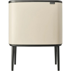 Brabantia Bo Κάδος Απορριμμάτων Soft Beige 34lt 201585