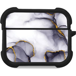 Sonique Marble Series Θήκη Σιλικόνης για AirPods Pro 3 Μωβ Γκρι