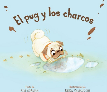 El pug y los charcos