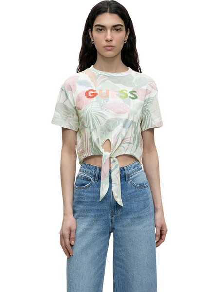 Guess Γυναικείο T-shirt W6GI09K3024-PMHY Πολύχρωμο