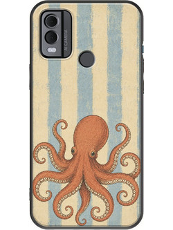 Θήκη Salt & Stripe Collection - The Drift Nokia C22 Black TPU (Μαύρη Σιλικόνη)