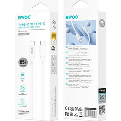 Bwood USB-C to USB-C 65W 1m White X-329CC