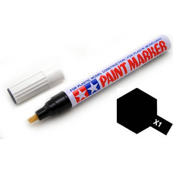X-1 PAINT MARKER BLACK GLOSS - TAMIYA X1