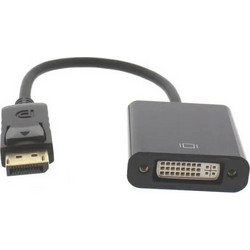 Adaptor Display Port M σε DVI(24+5) F 15cm Well ADAPT-DVIF/DPM-0.15BK-WL