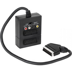 SCART σε 2xSCART + 3RCA + SVHS με διακόπτη