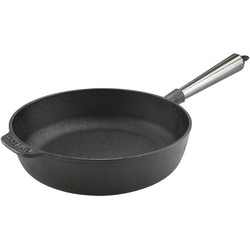 Μαντεμένιο τηγάνι βαθύ Carl Victor 25cm με inox χερούλι