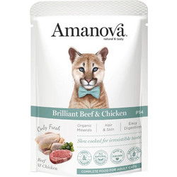 Amanova Adult Grain Free with Brilliant Beef & Chicken 85gr