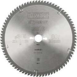 Dewalt DT4283 Δίσκος Σταθερών Δισκοπρίoνων 305 Χ 30 Χ 80T TCG -5 2.6 1.8 DT4283