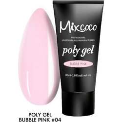 Mixcoco Bubble Pink Poly Gel 30ml