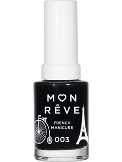 Mon Reve French Manicure 003 Black Tip Βερνίκι Νυχιών Μακράς Διαρκείας 13ml