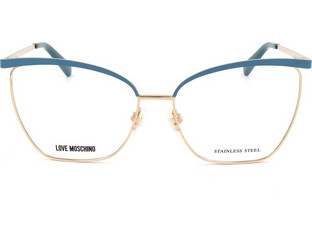 Love Moschino MOL596-ZI9 Γυναικείος Σκελετός Γυαλιών Οράσεως Μεταλλικός Χρυσός