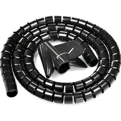 POWERTECH δεματικό καλωδίων TIES-083 πλαστικό Φ20mm 2m μαύρο