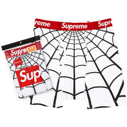 Supreme x Hanes Spider-Man Ανδρικά Μποξεράκια Σετ 2Pack Λευκά SS26A66WHITE