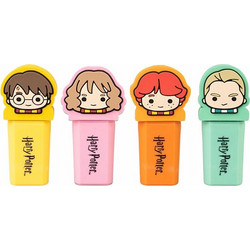 Σετ 4 Υπογραμμιστές (Highlighters) με 3D Topper HARRY POTTER