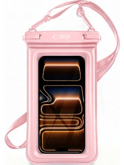 Universal Αδιάβροχη Θήκη Tech-Protect UWC7 Waterproof Floating Case για Smartphone έως 6.9'' IPX8 - Pink (5906302323951)