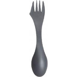 Spork Μαχαιροπίρουνο Πλαστικό Χρώμα Γκρι