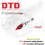DTD Projectile Deep Full Color Bukva 3.0 Τεχνητό Δόλωμα Καλαμαριέρα 9cm 17gr Red Head