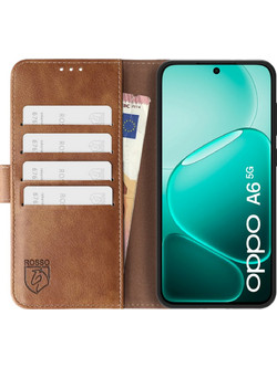Rosso Element Θήκη Πορτοφόλι Oppo A6 5G Brown