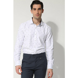 Tresor Ανδρικό Πουκάμισο Μακρυμάνικο 33-6109 White
