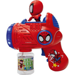 Lexibook - Spidey & His Amazing Friends Electronic Bubble gun with 3D figurine and light & sound effects (PRB30SP)
