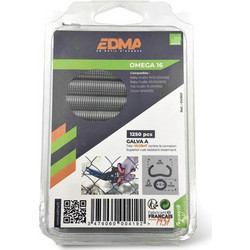 EDMA Συνδετήρες 16mm για το BABY GRAF 1250τμχ 041901