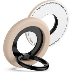SPIGEN NANO POP MAG COMPATIBLE MAGSAFE PHONE RING coconut beige