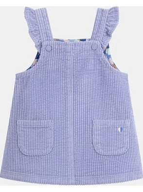 Βρεφικό Φόρεμα για Κορίτσια Lilac Corduroy ΜΠΛΕ