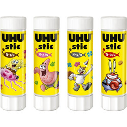 Uhu - Κόλλα Stic SpongeBob, 4 Σχέδια 40g 40267708