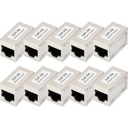 Digitus Μονή Πρίζα Δικτύου RJ45 Τύπου Cat6a σε Μαύρο Χρώμα DN-93905-10 DN-93905-10