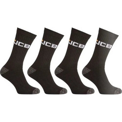 JCB JCB000060 Workwear Γκρί Κάλτσες Εργασίας Ανδρικές 4 Ζεύγη 39-46