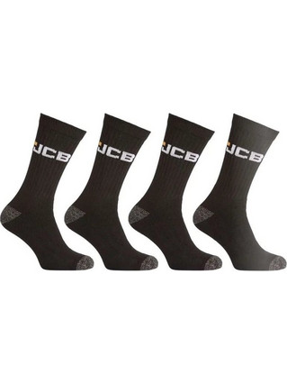 JCB JCB000060 Workwear Γκρί Κάλτσες Εργασίας Ανδρικές 4 Ζεύγη 39-46