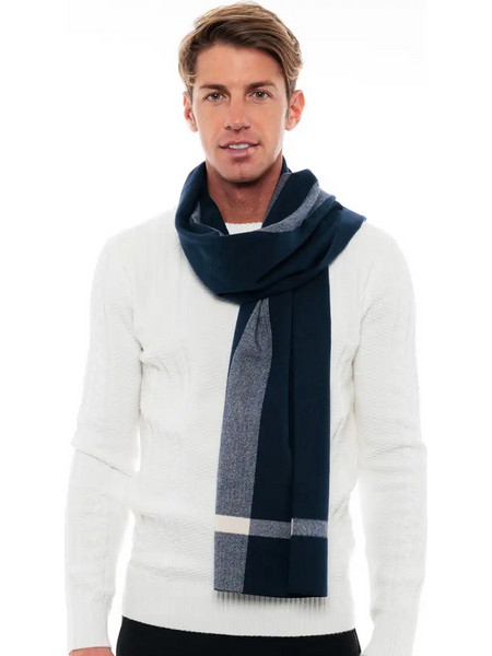 Biston fashion ανδρικό κασκώλ 48-501-004 NAVY
