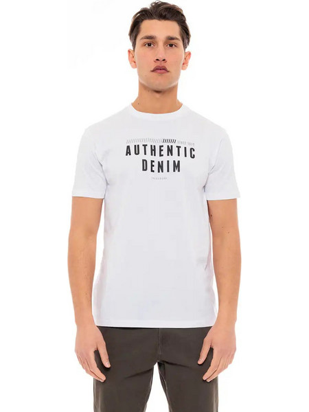 Splendid fashion ανδρικό t-shirt 49-206-045 WHITE