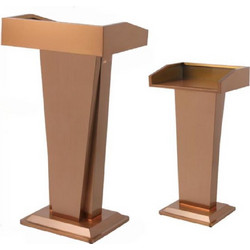 TEMNO Αναλόγιο Μεταλλικό Copper 60x50x120εκ