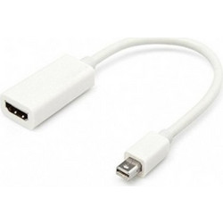 Μετατροπέας Mini DisplayPort (Αρσενικό) σε HDMI (Θηλυκό) - Λευκό