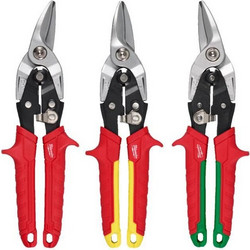 Ψαλίδια Λαμαρίνας Σετ 3τμχ Milwaukee 4932499020