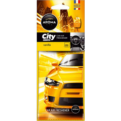 Amio - Αρωματικό Αυτοκινήτου Κρεμαστό Aroma City Card Vanilla για Φρεσκάδα & Καθημερινή Χρήση - 1 Τεμ. (A92669/AM) | Amio