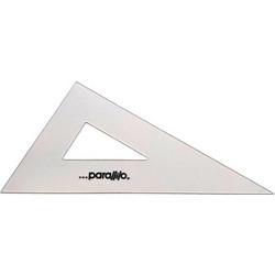 PARALLILO ΤΡΙΓΩΝΟ ΣΚΑΛΗΝΟ ΠΛΑΣΤΙΚΟ 60o 32cm ME ΠΑΤΟΥΡΑ