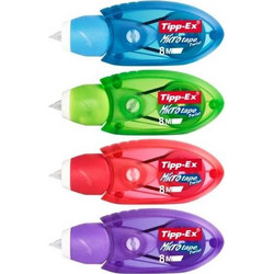 ΔΙΟΡΘΩΤΙΚΗ ΤΑΙΝΙΑ TIPPEX 5MMX8M TWIST ΜΠΛΕ ΠΡΑΣΙΝΟ ΜΩΒ ΡΟΖ